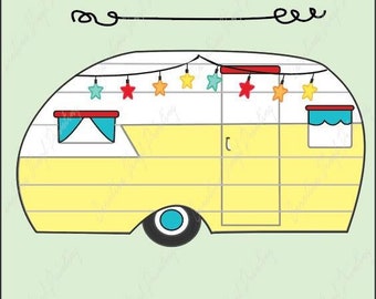 Happy Campers Garden Flag