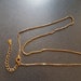 Beautiful gold chain mesh rings 1 mm (40 to 46 cm) clasp with metal CUBES