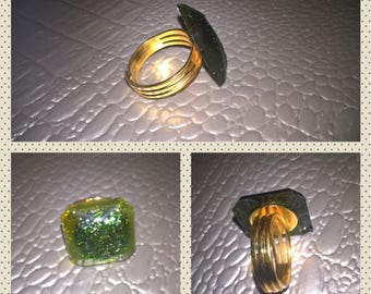 Gold tone Adjustable ring