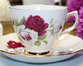 COLCLOUGH Bone China Teacup and Saucer Set