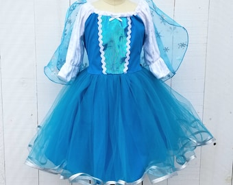 Elsa dress, princess dress, Frozen dress, winter Elsa dress, vacation princess dresses, comfortable princess dresses, Holiday dress