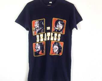 1970s RARE The Beatles vintage t-shirt // band tee