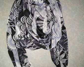 Floral Infinity Scarf