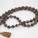 Tigers Eye Crystal Prayer Beads made with 54 stone in a Half Mala Prayer Bead style // Healing Crystals, Mala, Prayer Beads, Chakra Stones,