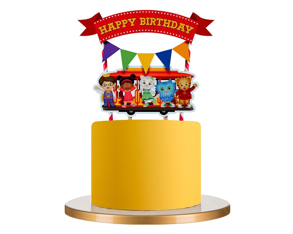 Daniel Tiger cupcake toppers Daniel Tiger cake topper Daniel