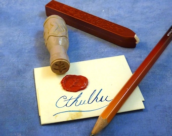 Elder Sign Wax Seal - Cthulhu Mythos Desk Accessory