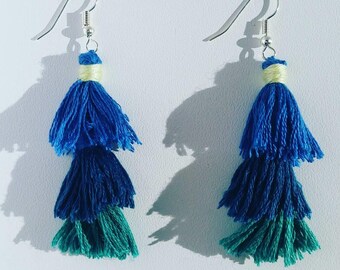 Emerald Cascade Earrings