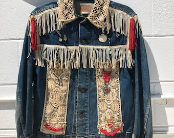 Vintage Levi's Type III Trucker Denim Jacket Sz. 38 #70505 0217