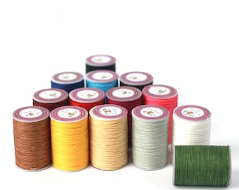 0.5mm Waxed Polyester Sewing Threads Leathercraft Cable Spoon Stitching Leather DIY Handmade Craft Tool