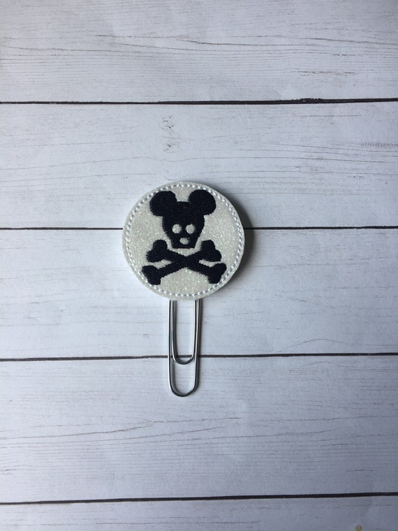 Mister Mouse Pirate Skull planner Clip/Planner Clip/Bookmark. Pirate Planner Clip. Mouse Planner Clip. Skull Planner Clip. Mice Planner