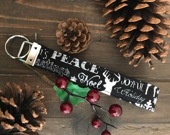 Christmas keychain, christmas gifts, match my dog, reindeer keychain, holiday keychain, christmas key fob, holiday key fob, match my bff
