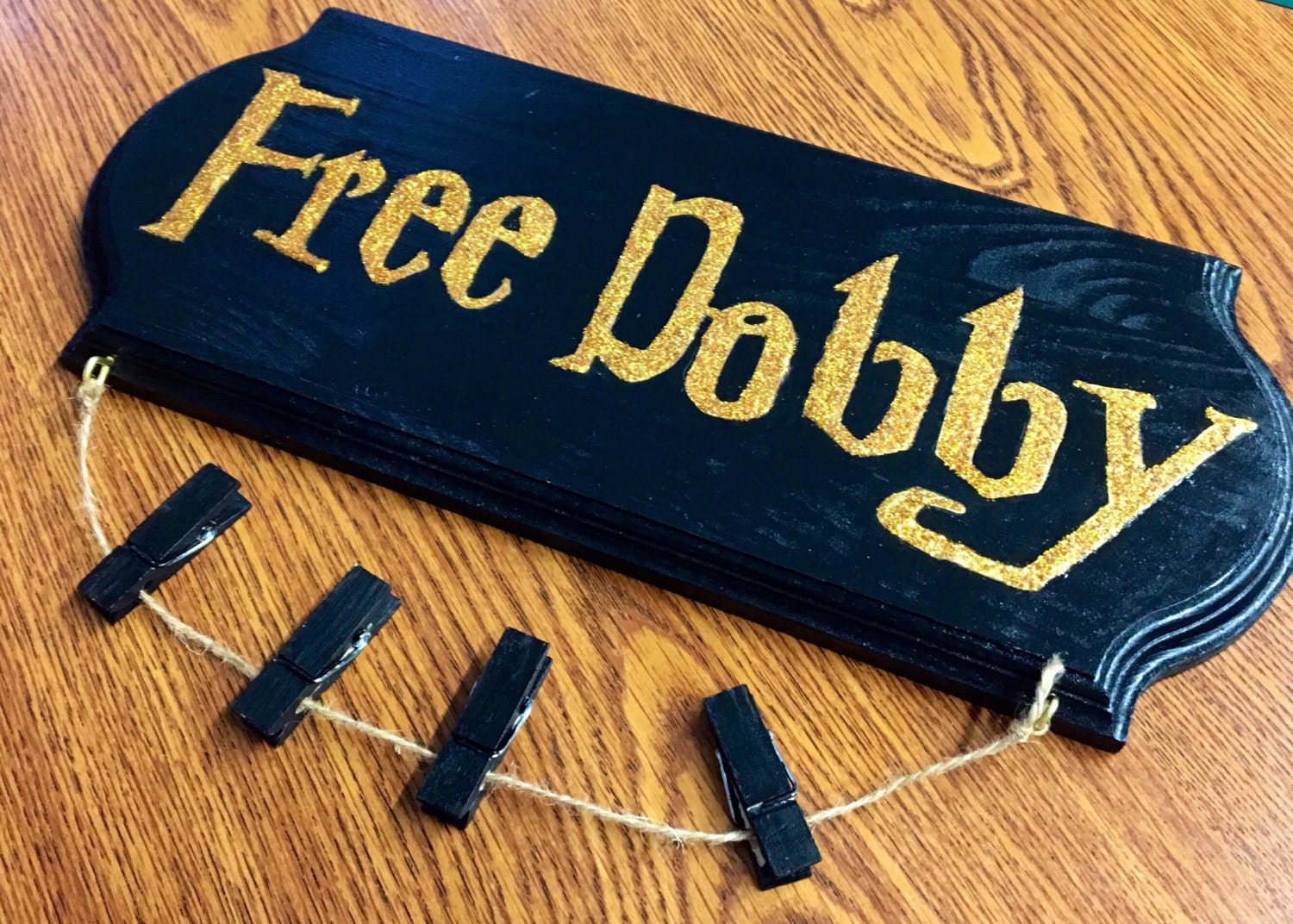 Harry Potter Free Dobby sock hanger