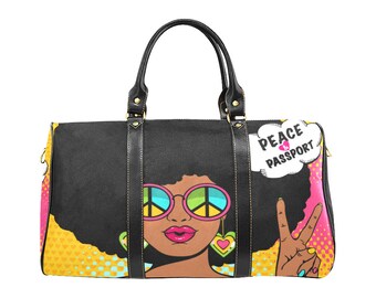 Peace& Passport travel bag