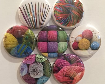 Yarn Magnets - set of 7