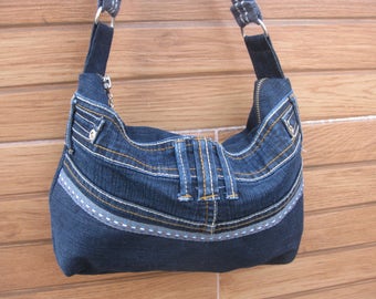 Denim bag,handbag, purse,hobo,slouchy bag,shoulder bag bags andpurses,jeans bag,streetfashion,grungestyle,rock,hippie,bohemian,Женские сумки
