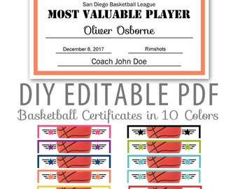 basketball award etsy