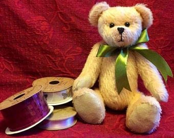 Sage, a beautiful 11 inch mohair bear