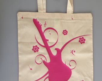 Guitar Music Loving Canvas Bag