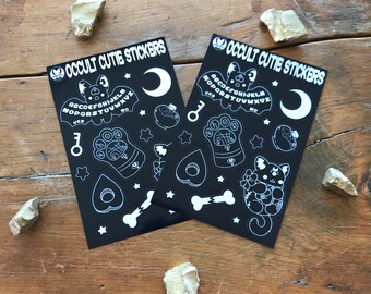 Kawaii Occult Cuties Sticker Sheets