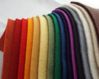 The Complete Collection of 100% Pure Wool Felt - 16 Piece Assortment
