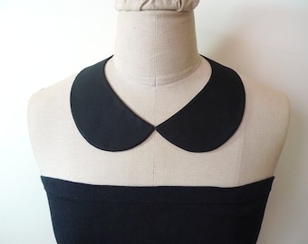 Peter Pan Collar Detachable Collar, black collar necklace