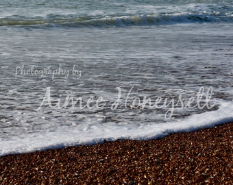 Waves at Brighton Beach photo (landscape)