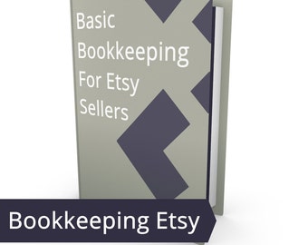 Etsy Shop Basic Bookkeeping - Paper and Pencil System Book Keeping, Template Bookkeeping Sheets Small Business Accounting Income Expenditure