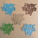 10 Happy Father's Day Die Cuts for Paper Crafts in Earth Colors Set 5810