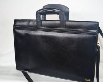 Pierre Cardin bag Briefcase black attache case