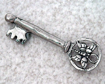 Green Girl Studios Butterfly Key Pendant