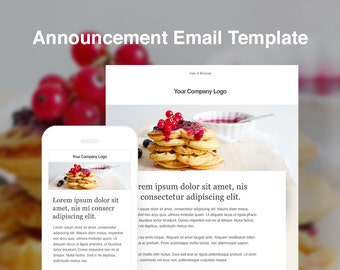 Responsive HTML Blog Email Template