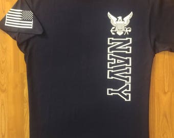 Navy - Navy Shirt - Mens Navy Shirt - Womens Navy Shirt - Navy Veteran - Navy Wife - Unisex Shirt - Navy Mom - Navy Family - US Navy Shirt