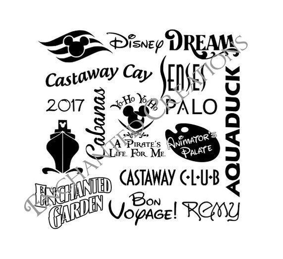 Download SVG file Disney Dream Subway Art