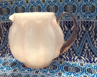 Fenton Rose Pink Melon Pitcher