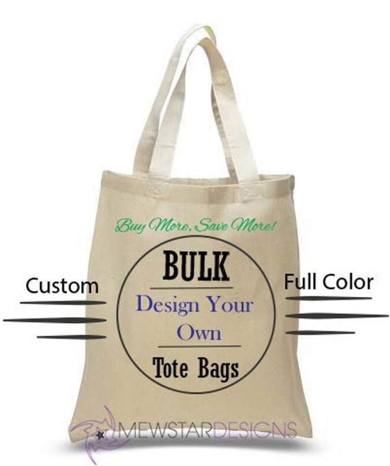 Bulk Tote Bags Personalized Bags Custom Canvas Tote Bag