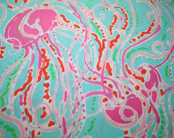 Lilly Pulitzer fabric~2014 ~JELLIES BE JAMMIN~ 100% cotton poplin 14" by 1 4"