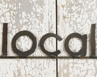Decorative Wall Sign Farm Metal LOCAL Sign