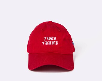Fuck Trump Dad Cap