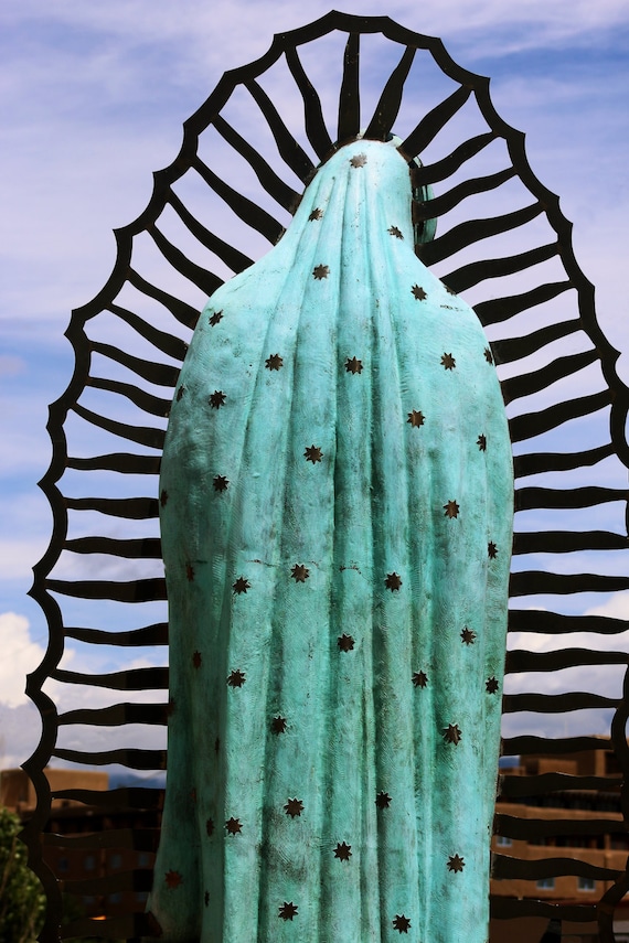 Virgen de Guadalupe - Santa Fe, New Mexico (5" x 7" photographic greeting card - blank inside/with envelope)