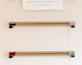 Notice board & Magnetic hanger set (M 45cm width)