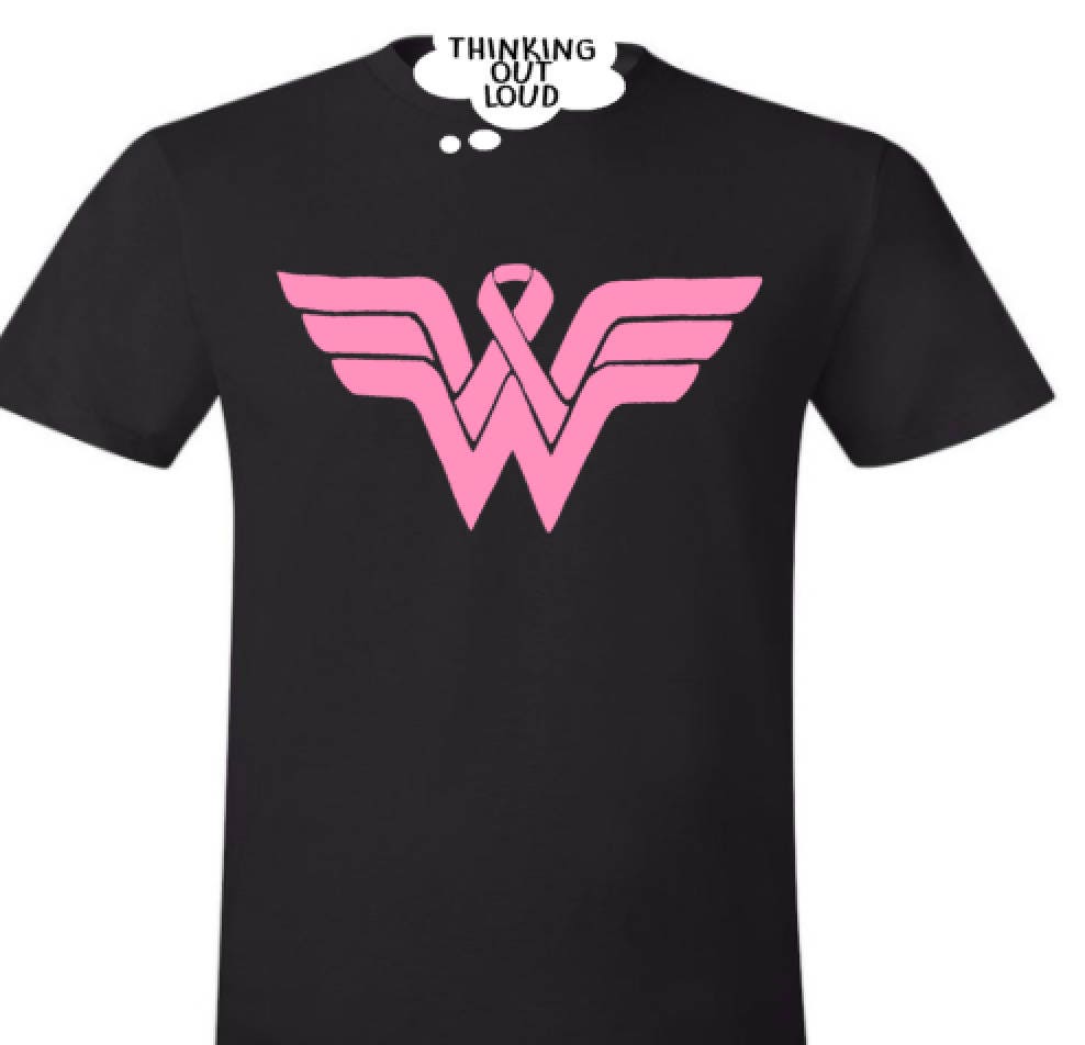 wonder woman breast cancer shirt