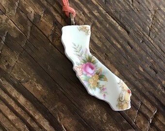 California Broken China Necklace