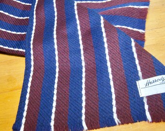 Vintage Harrods London Wool Scarf