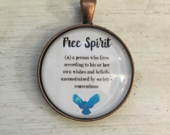 Free Spirit Definition Necklace