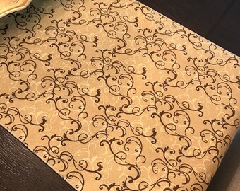 Rustic Table Runner | Farmhouse Table Runner | Thanksgiving Table Runner | Brown Table Runner | FALL Table Runner | Elegant Table Runner
