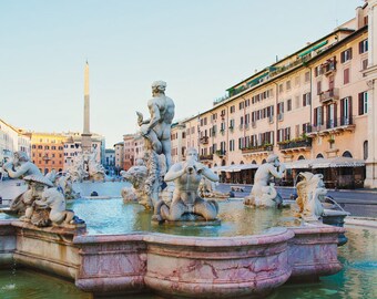 Piazza Navona, Rome Photography, Italy Art Print, Italian Wall Art, Rome Print, Large Wall Art, Travel Photography Print