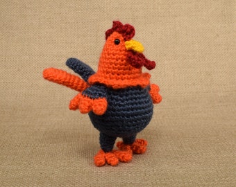 Crochet Rooster, Amigurumi Rooster, Stuffed Rooster, Year of the Rooster, Chinese New Year