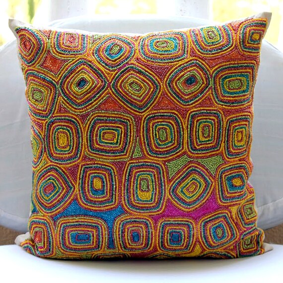 Designer Multi Color Decorative Pillows Cover Multicolor