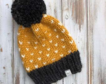 Adult Tiny Hearts Beanie