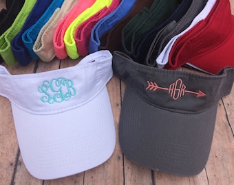Monogram visor, monogram hat, embroidered, visor, monogram, hat, monogrammed visor, personalized, hat, visor, personalized visor, bridesmaid